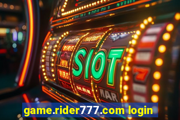 game.rider777.com login